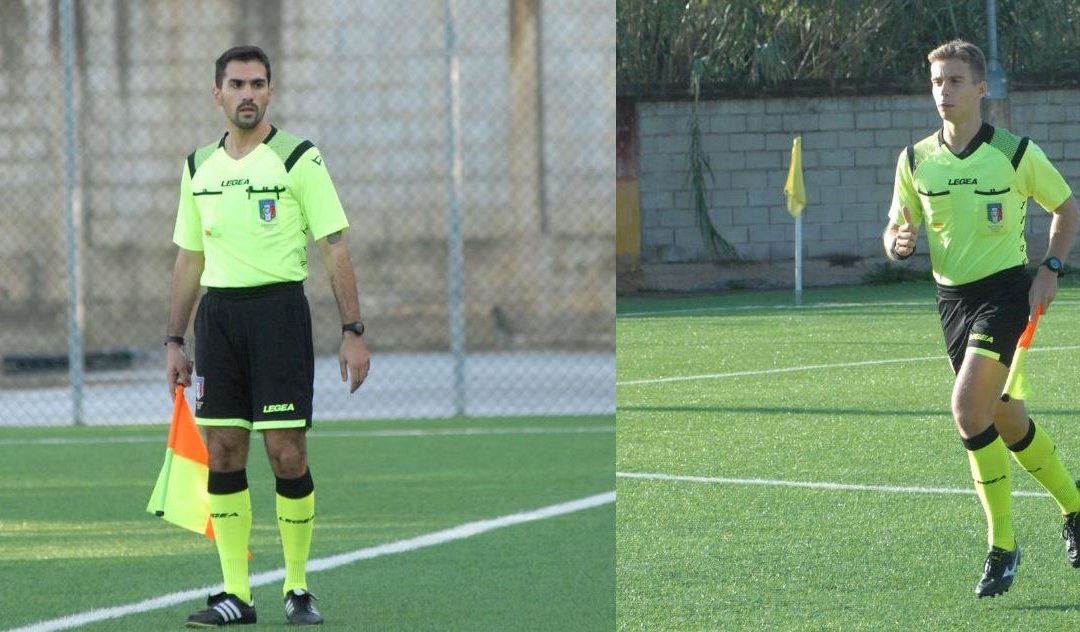 Gli assistenti arbitrali Andrea Galluzzo e Angelo Mazza
