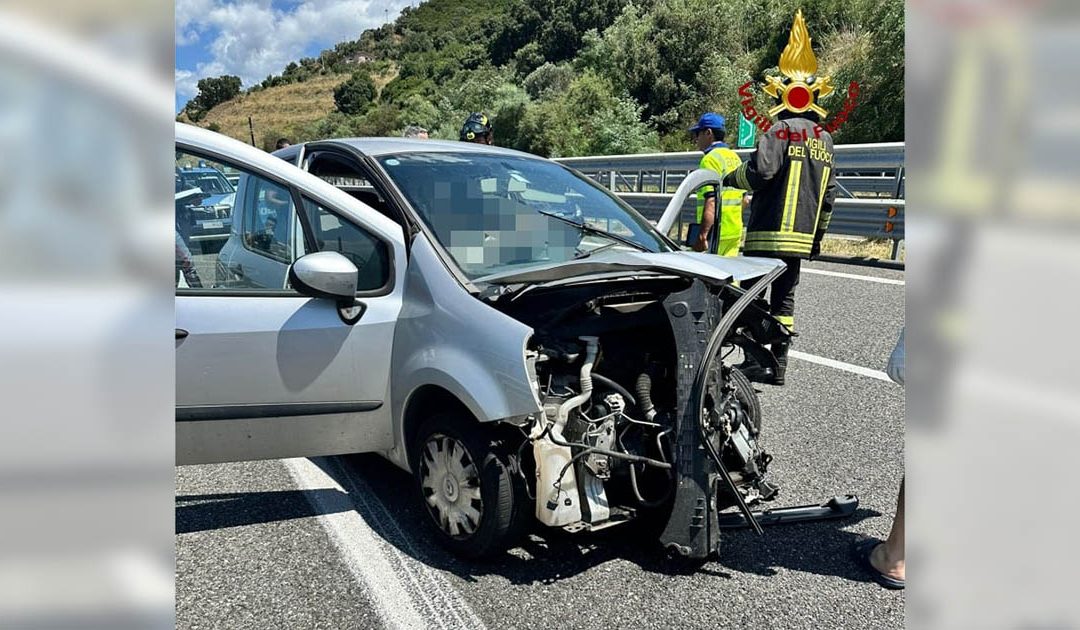 L'auto coinvolta nell'incidente