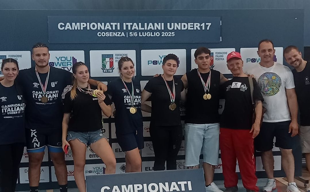 Sollevamento pesi under 17, tre medaglie per la Kodokan