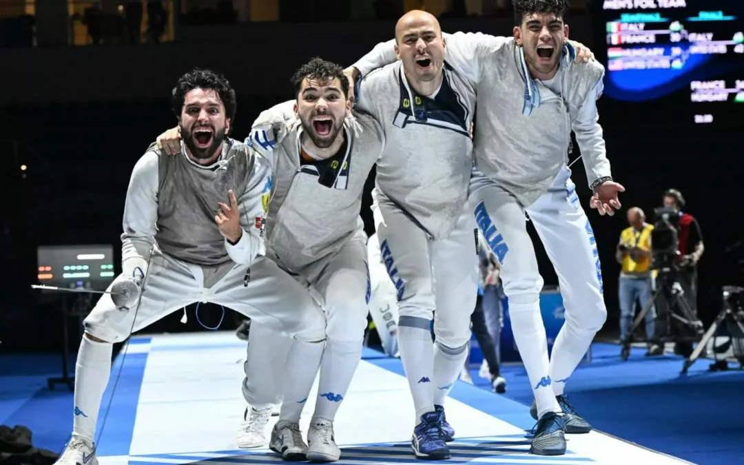 Oro mondiale a squadre per gli azzurri del fioretto