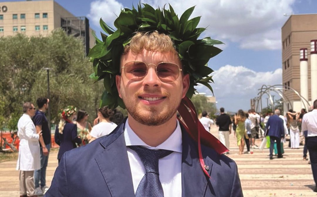 Sergio Lisena, il giorno della laurea