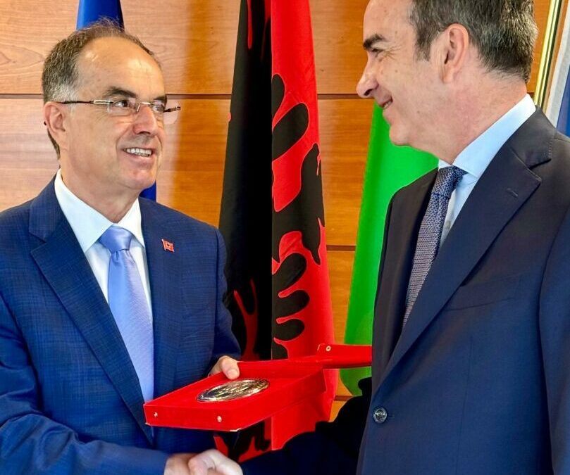 Il presidente della Repubblica di Albania Begaj in Calabria incontra Occhiuto “Rafforzare la cooperazione”