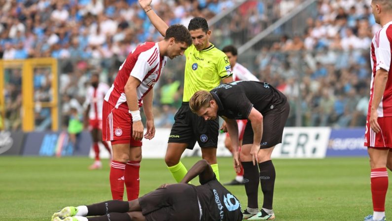 Napoli vince il test con l’Olympiacos ma preoccupa Lukaku