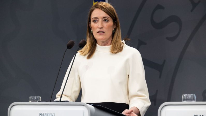 Ue, Metsola “Con coraggio superiamo gli ostacoli, serve unità”