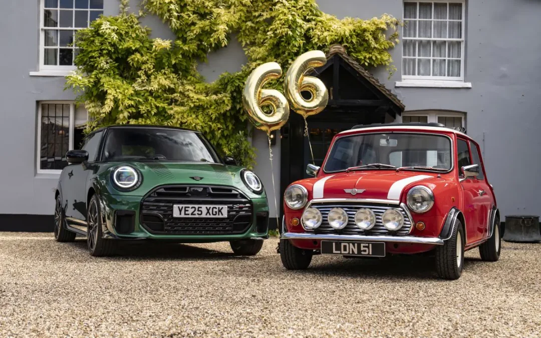Per Mini 66 anni di piacere di guida, stile e individualità