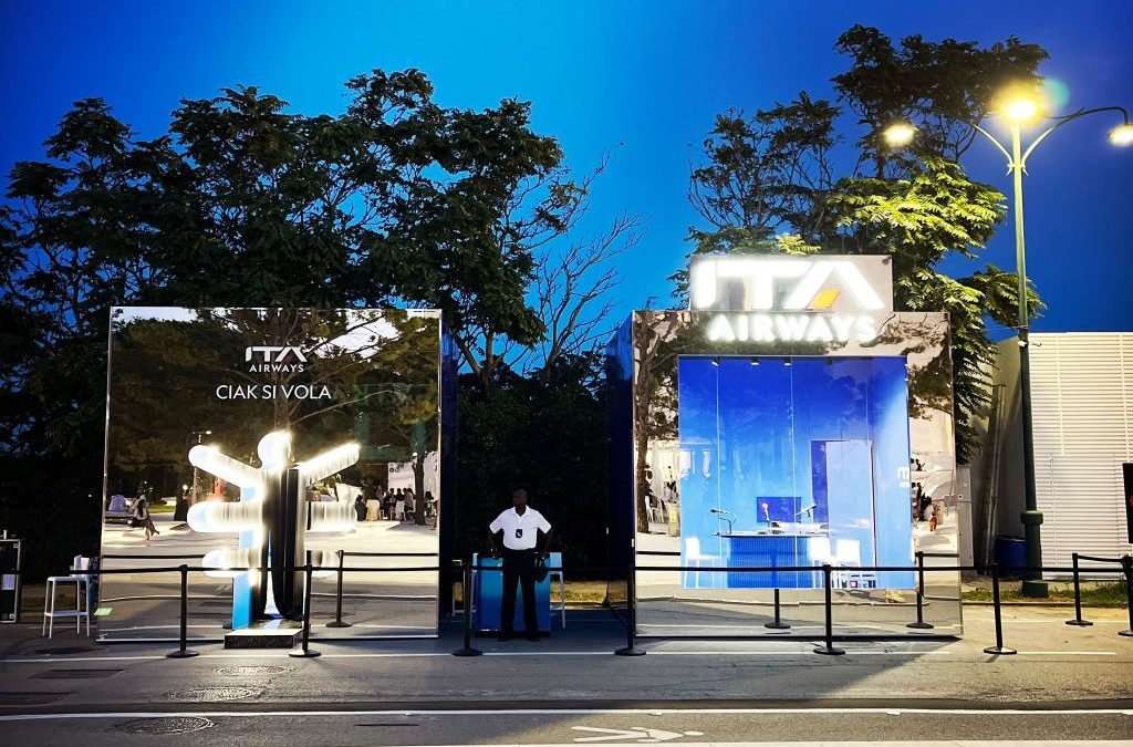 ITA Airways alla Mostra di Venezia con l’installazione “Ciak si Vola”