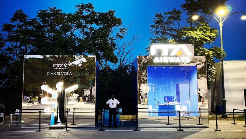 ITA Airways alla Mostra di Venezia con l’installazione “Ciak si Vola”