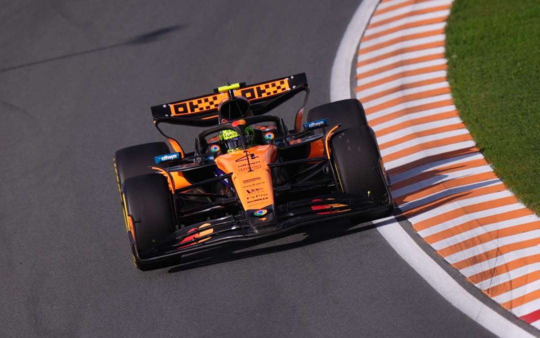 Norris domina le libere al Gp di Olanda, Hamilton sesto