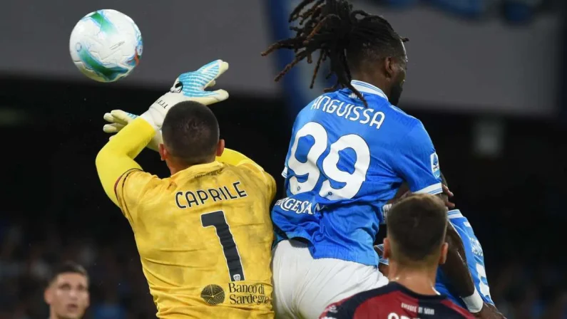 Napoli-Cagliari 1-0, decide Anguissa all’ultimo respiro