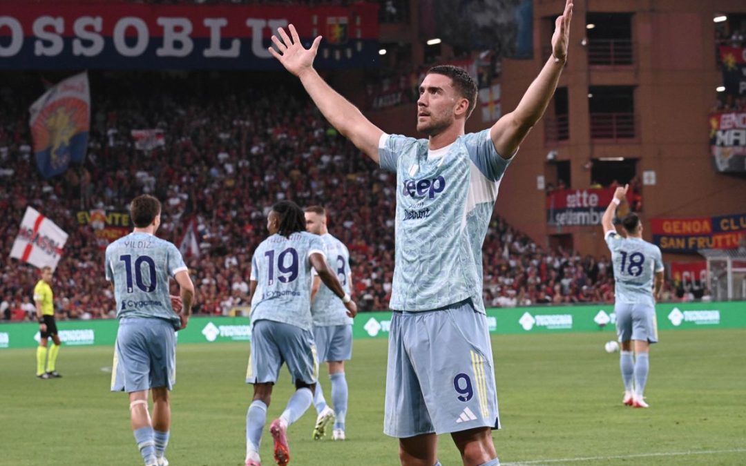 La Juventus vince di misura in casa Genoa, decide Vlahovic