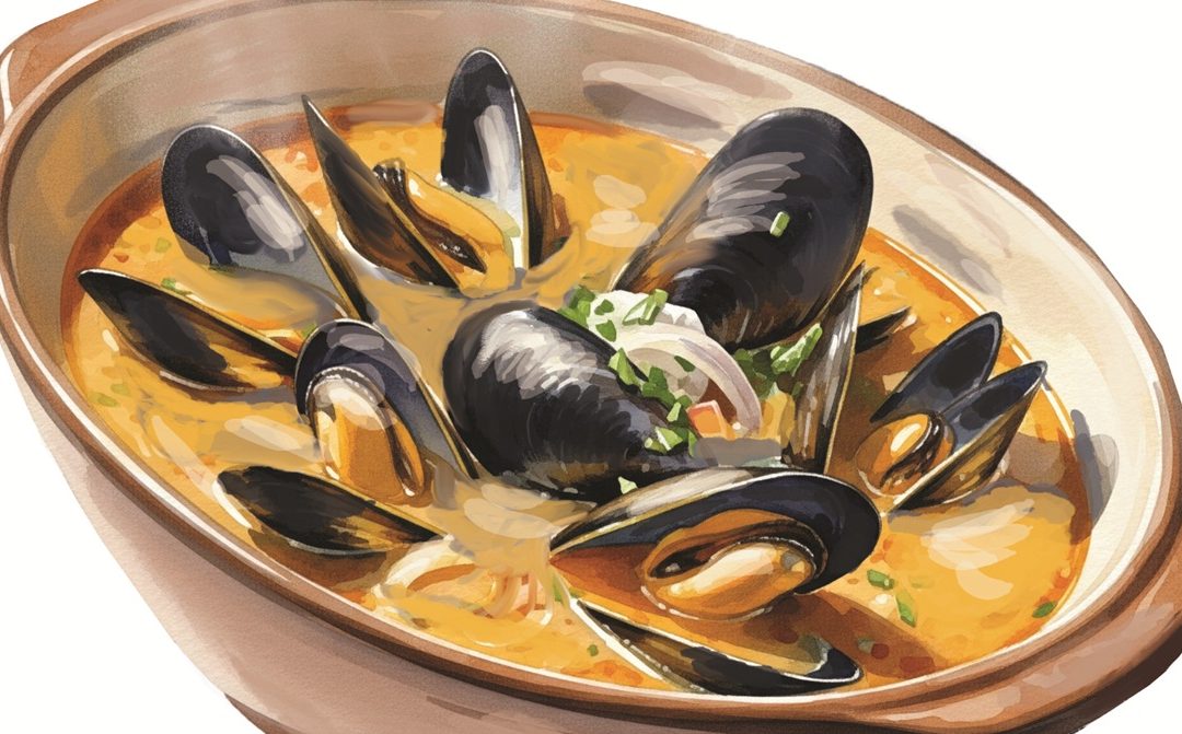 Tracce di cucina, le cozze, i peperoni e Ferdinando di Borbone