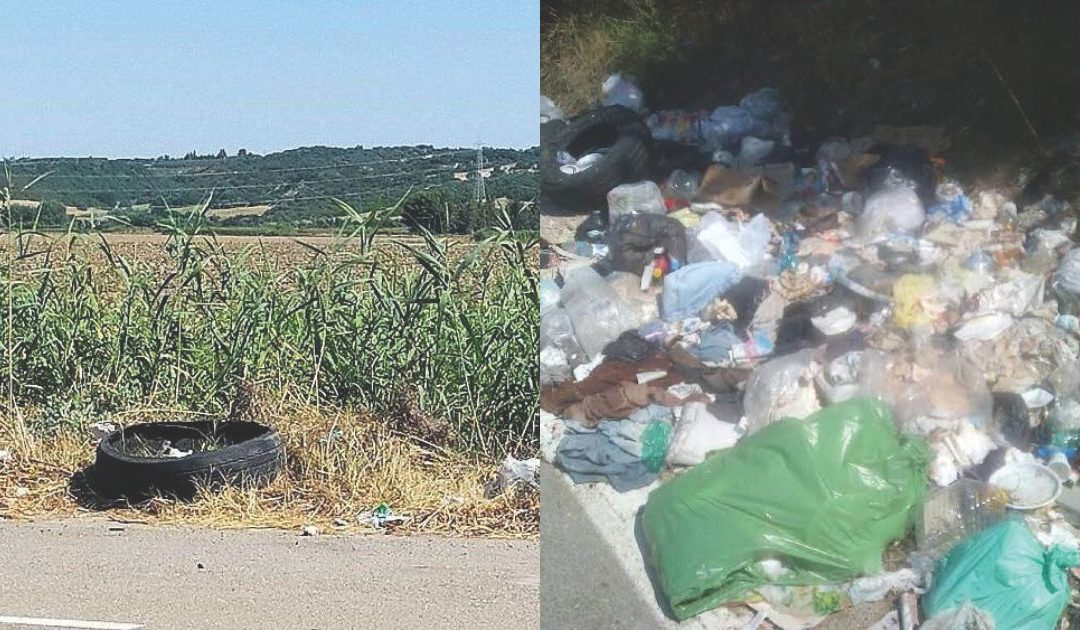 Sulla Matera-Metaponto discariche infinite esposte ai turisti