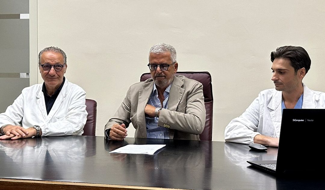 Il dottor Pino Pasqua, Vitaliano De Salazar e il prof. Andrea Bruni
