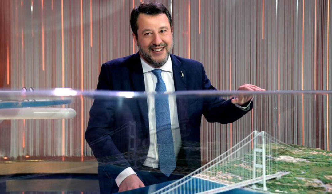 Ponte sullo Stretto, Salvini: «Primi lavori a novembre»
