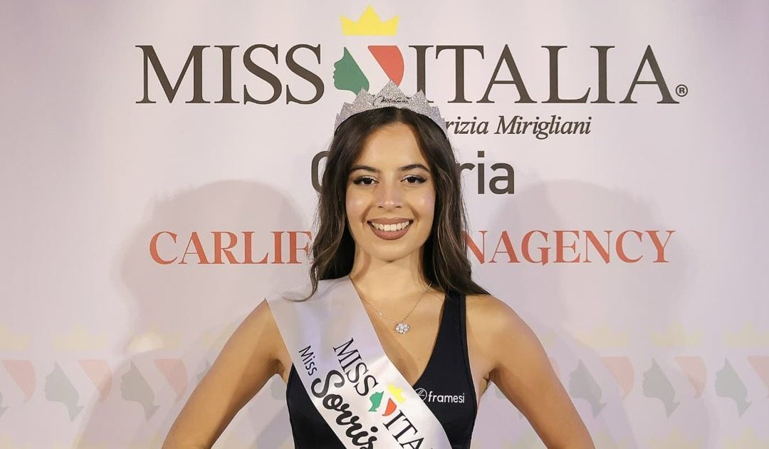Torano Castello, Miss Italia Calabria: eletta Miss Sorriso Calabria 2025