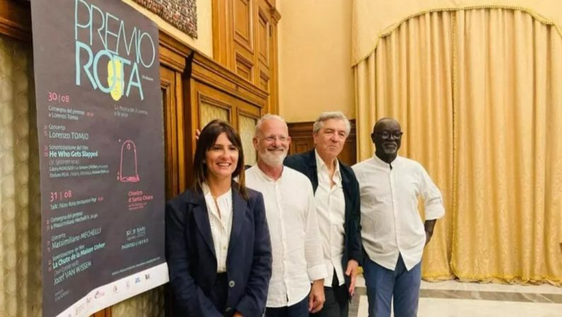 Bari, torna il premio Nino Rota: protagonisti Tomio e Mechelli