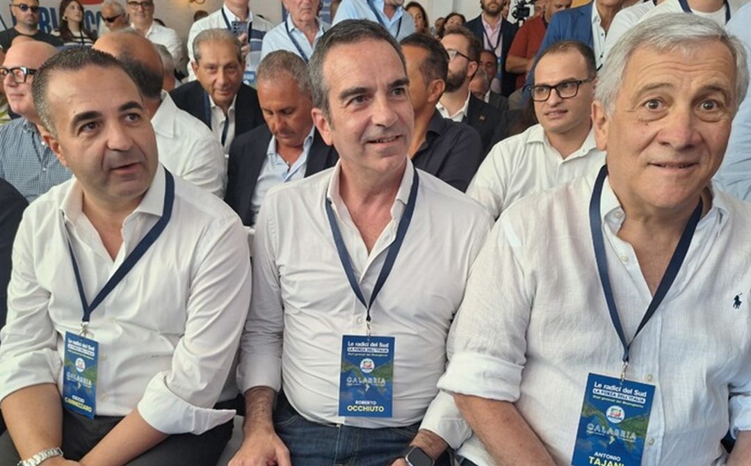 Cannizzaro, Occhiuto e Tajani a Reggio Calabria