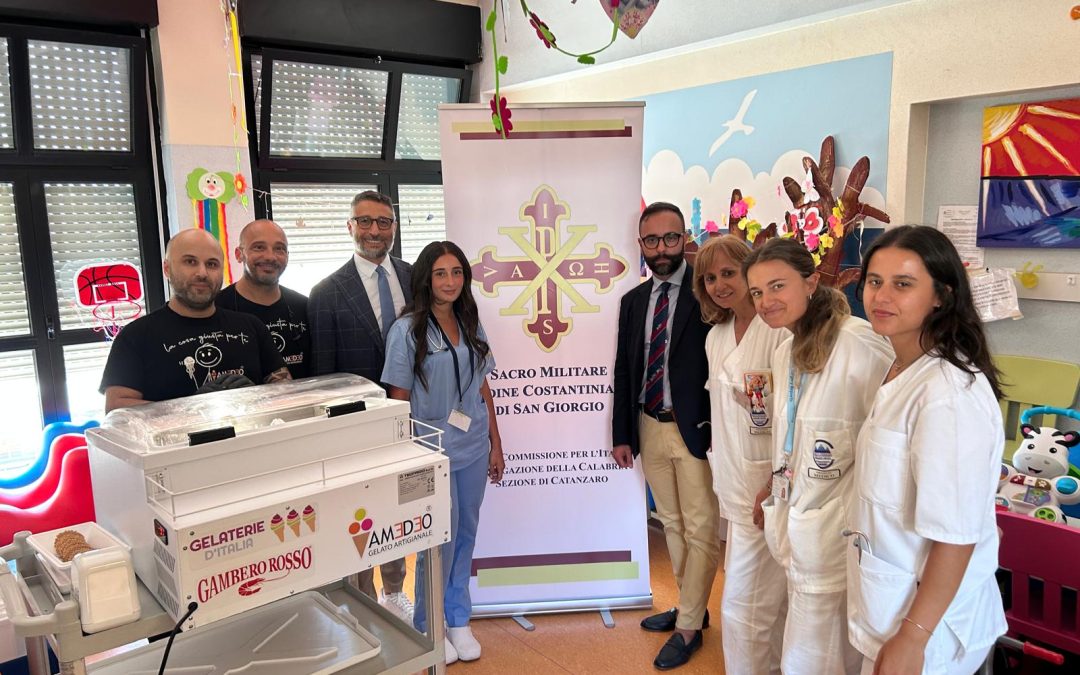 Catanzaro, “Un gelato per un sorriso”: dolci emozioni per i piccoli pazienti dell’Aou “Dulbecco”
