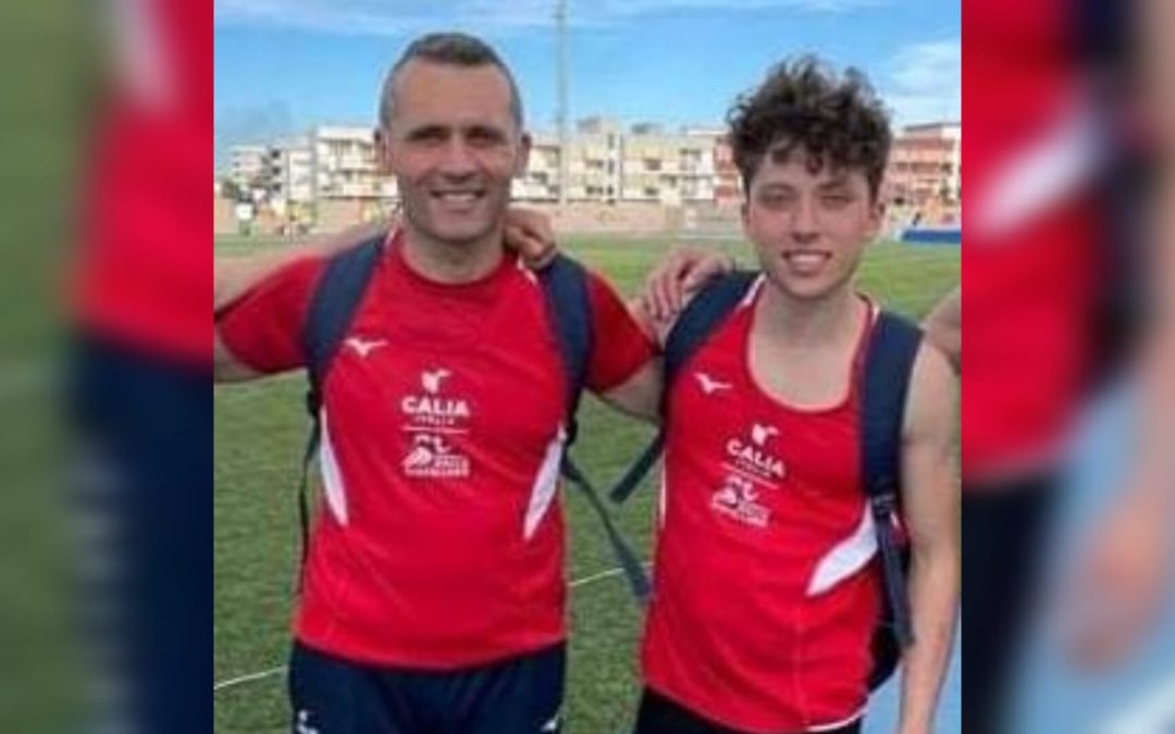 Vincenzo Guglielmucci con il padre Antonio, deceduto un anno fa