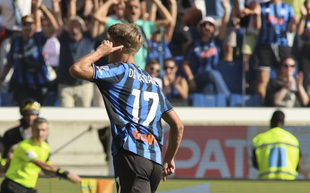 Poker dell’Atalanta al Lecce, doppietta De Ketelaere