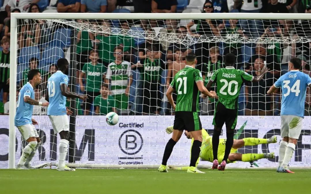 Sassuolo batte Lazio 1-0, decide Fadera
