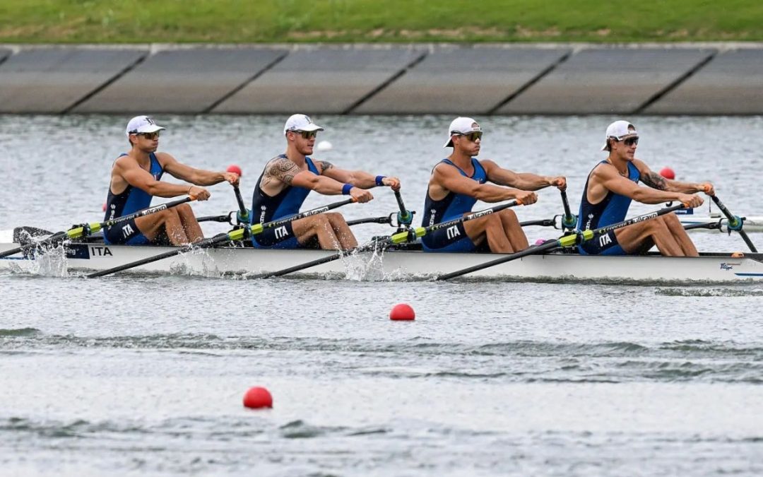 L’Italia del 4 di coppia vince i Mondiali con dedica a Mondelli