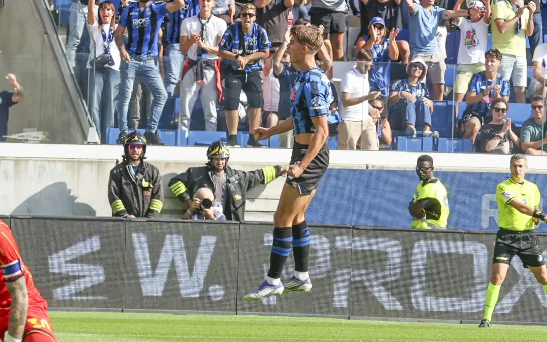 L’Atalanta travolge il Lecce 4-1, doppietta di De Ketelaere