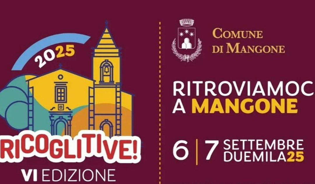 Mangone, al via la nuova edizione di Ricoglitive