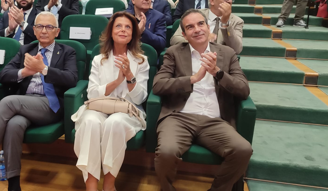 Il presidente Roberto Occhiuto all'inaugurazione dell'anno accademico 2025/2026 dell'Unical