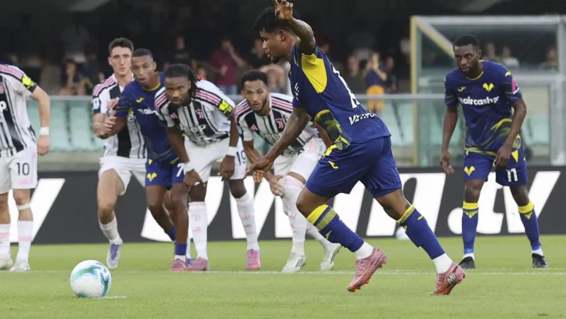 Primo stop in campionato per la Juventus di Tudor, a Verona non va oltre l’1-1 contro l’Hellas