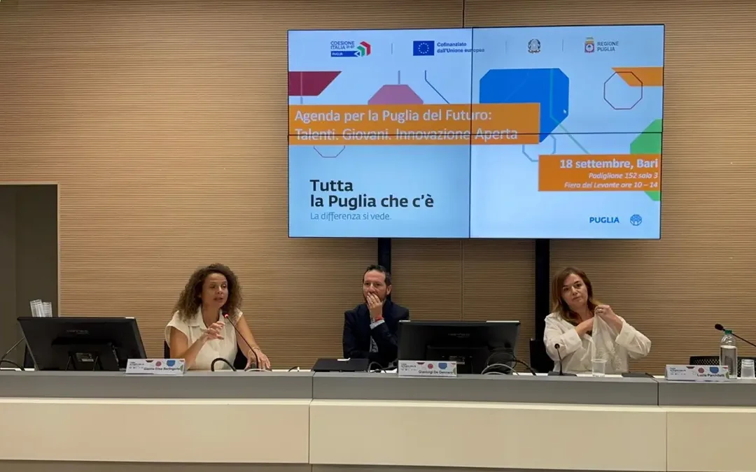 Talenti, giovani e innovazione: la Puglia lancia la propria Agenda