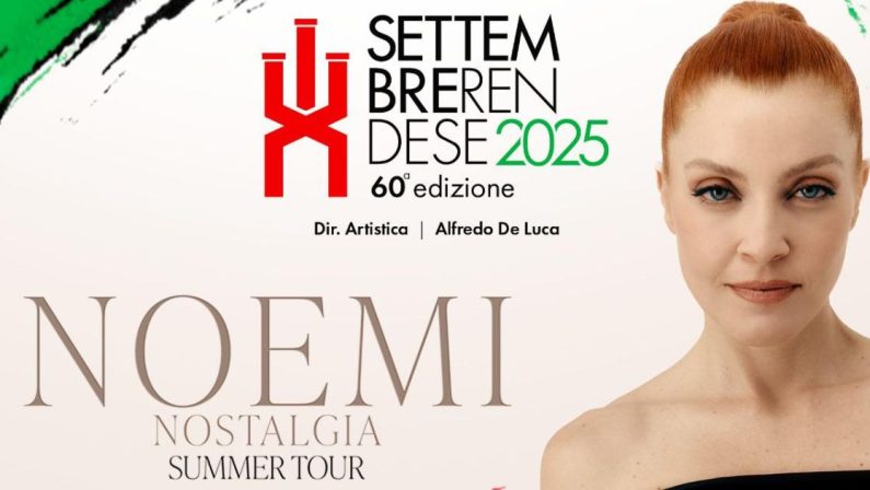 Settembre Rendese 2025 al via: tutte le info sul concerto di Noemi