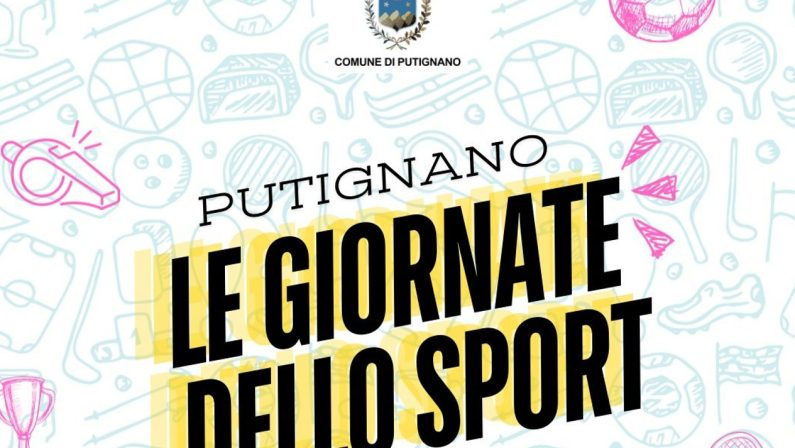 Putignano, tornano le Giornate dello Sport il 26 e 27 settembre