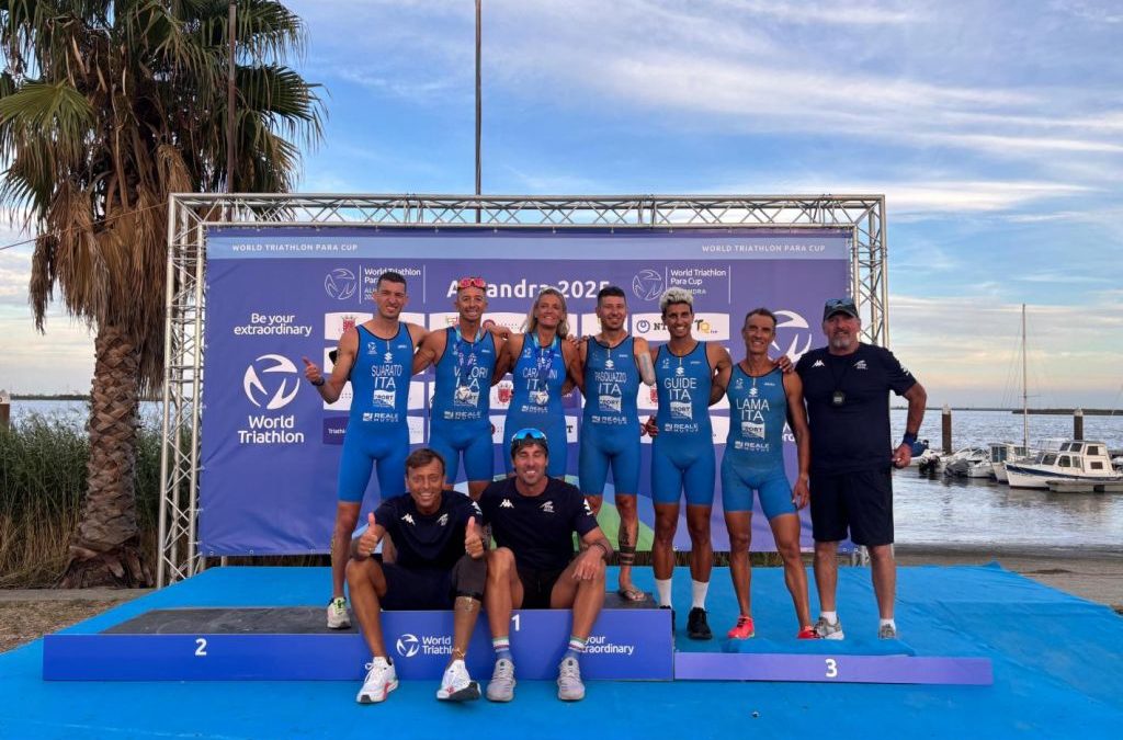 World Triathlon Para Cup Alhandra, un oro e due argenti per gli azzurri