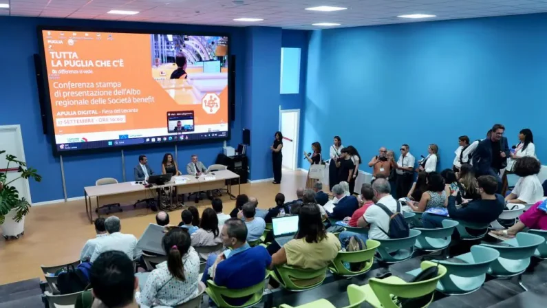 Puglia, presentata la piattaforma per l’albo regionale delle Società benefit