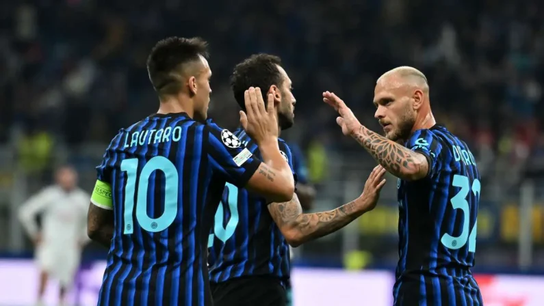 Inter-Slavia Praga 3-0, doppietta di Lautaro e gol di Dumfries