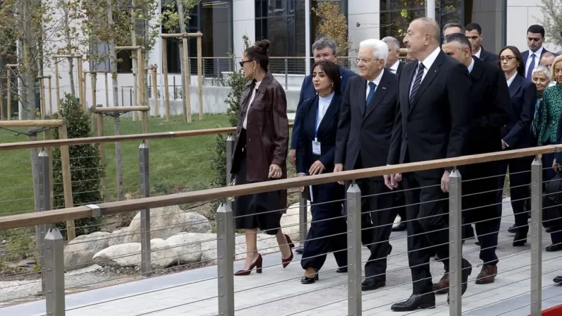 Italia-Azerbaigian, Mattarella “Mettere insieme capacità, non contrapporre”