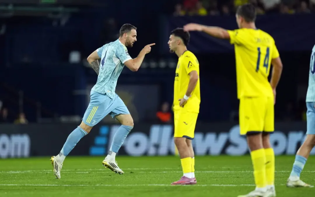 Villarreal-Juventus 2-2, bianconeri raggiunti al 90°