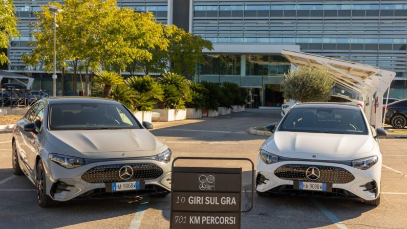 Mercedes-Benz CLA 205+, oltre 700 km con un pieno energia sul GRA a Roma