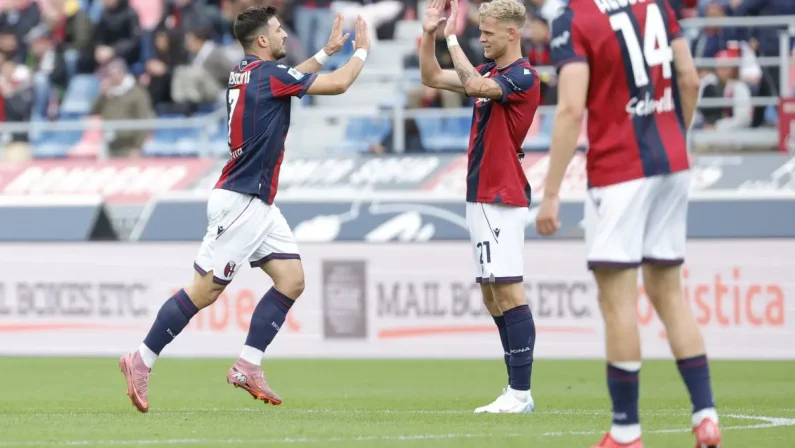 Bologna corsaro a Cagliari, Holm e il solito Orsolini firmano il 2-0