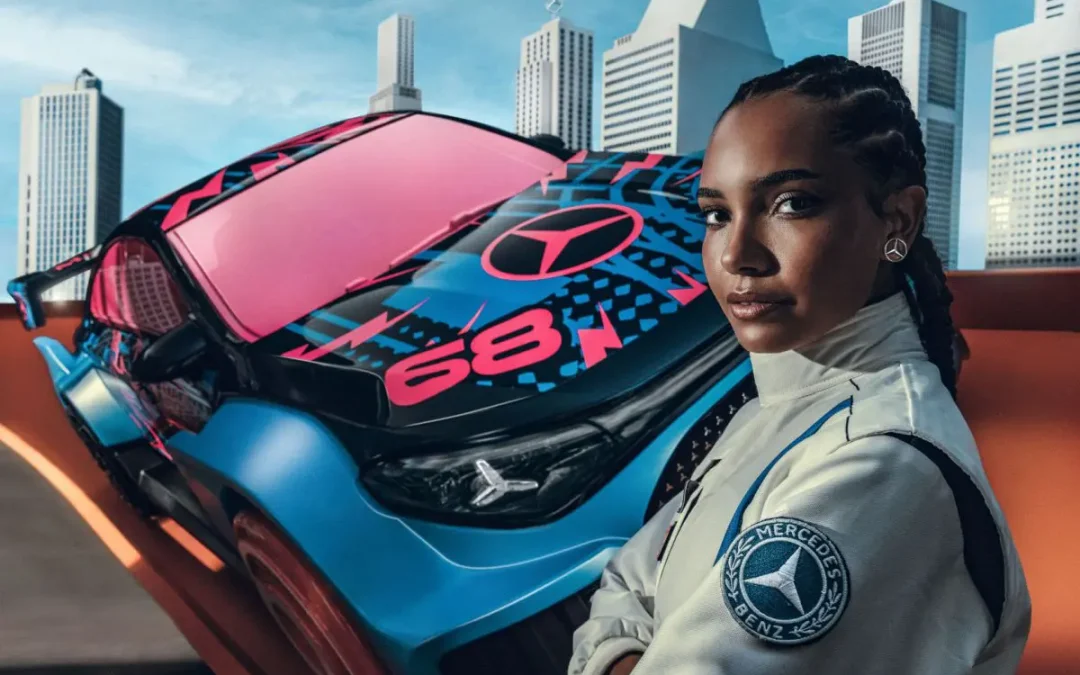 Hot Wheels trasforma la CLA in un’auto giocattolo di grandi dimensioni