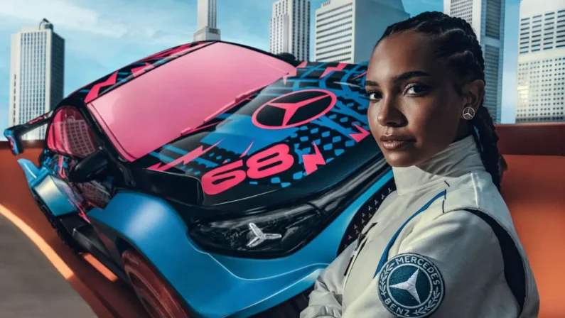 Hot Wheels trasforma la CLA in un’auto giocattolo di grandi dimensioni