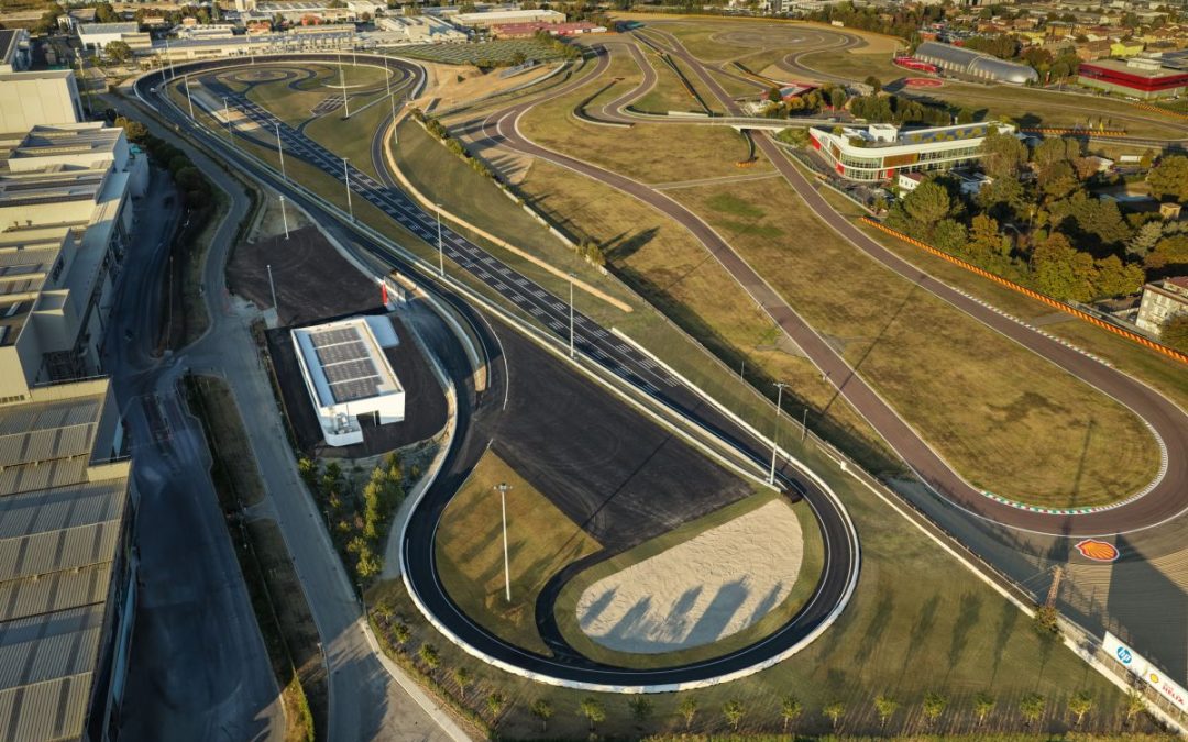 Ferrari e-Vortex, il nuovo circuito di collaudo a Fiorano