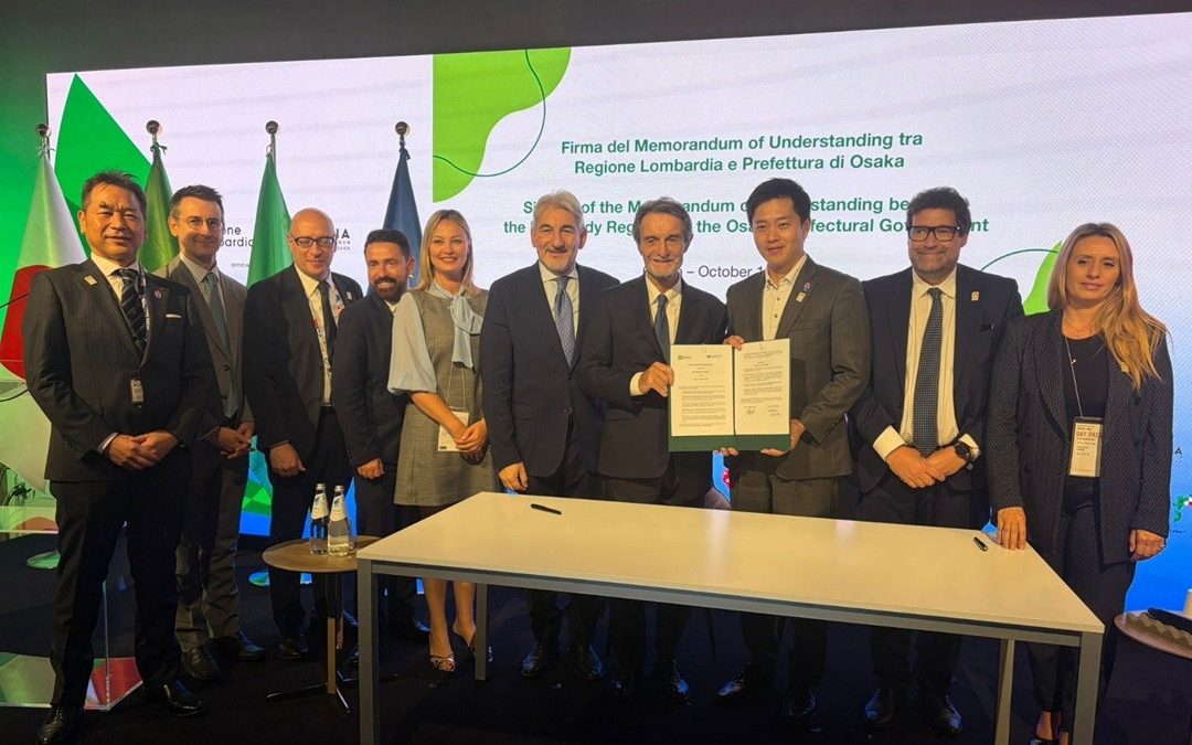 Lombardia a Expo Osaka, firmato memorandum per gli scambi commerciali
