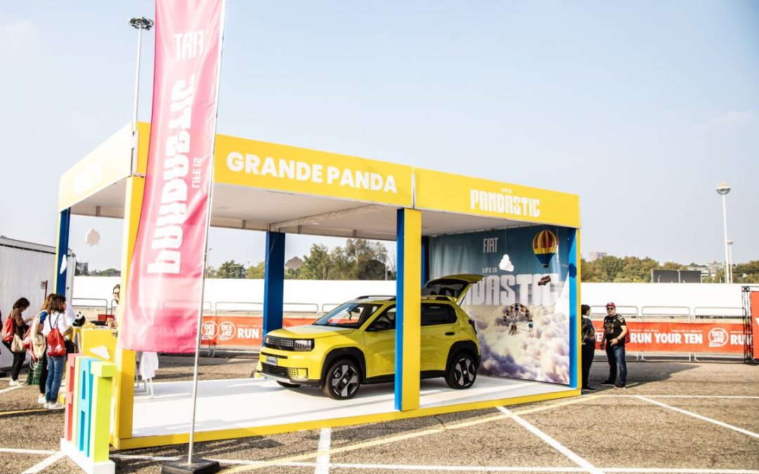 Fiat porta lo spirito Pandastic alla Deejay Ten di Milano