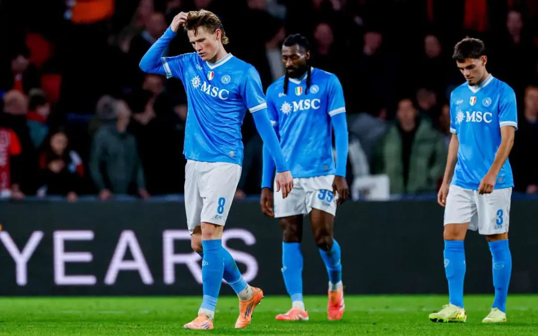 Allarme rosso in casa Napoli, clamoroso ko sul campo del Psv