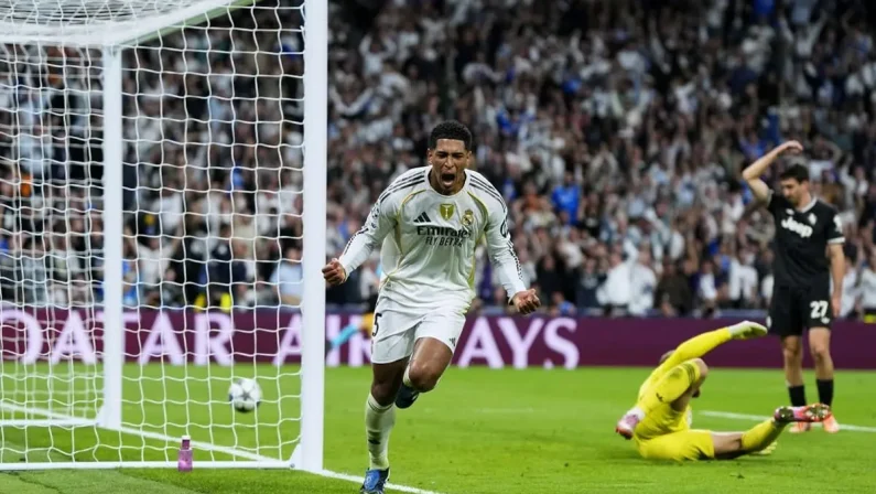 Juventus sconfitta al Bernabeu, la decide Bellingham