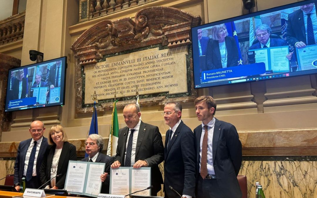 Intesa Cnel-Presidenti Assemblee Legislative Regioni su salute, imprese e lavoro