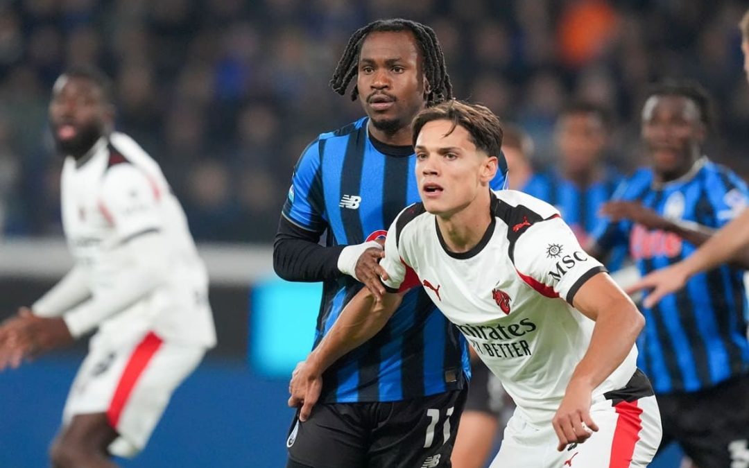 Lookman risponde a Ricci, Atalanta-Milan finisce 1-1