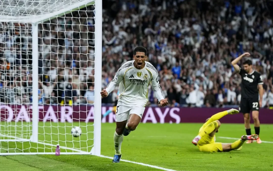 Juventus sconfitta di misura dal Real Madrid, Bellingham decisivo al Bernabeu